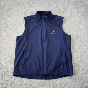 Holderness & Bourne The Conrad Performance Vest Mens XL Golf Heathered Navy